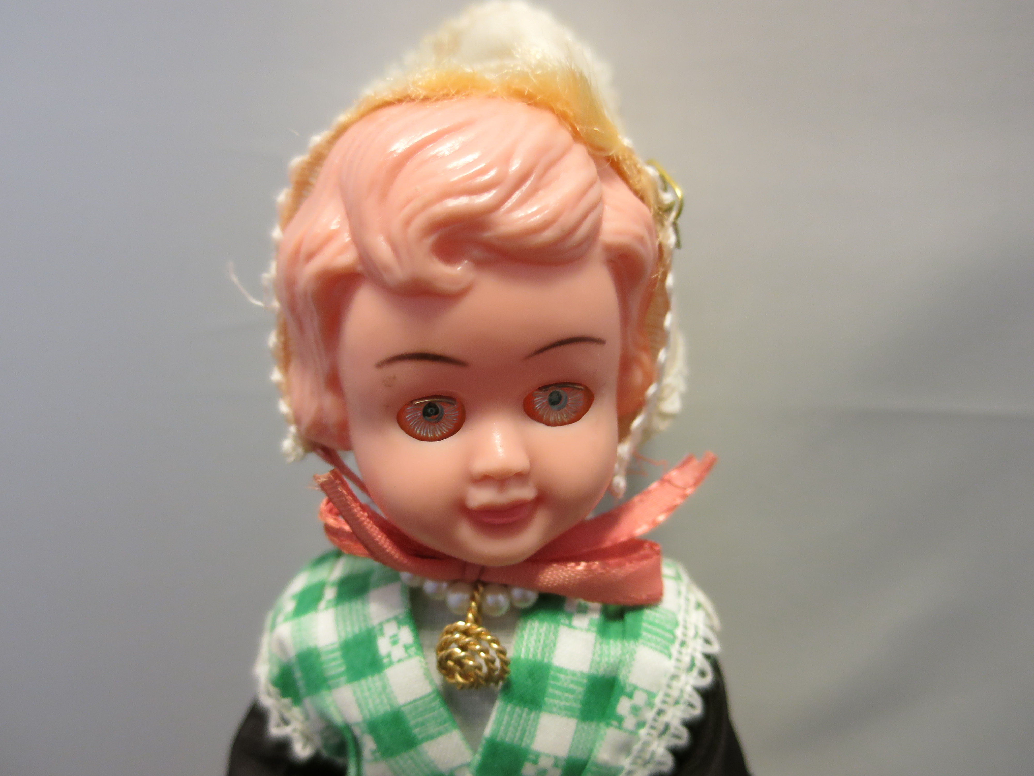 Celluloid Hard Plastic Dutch Doll  Original