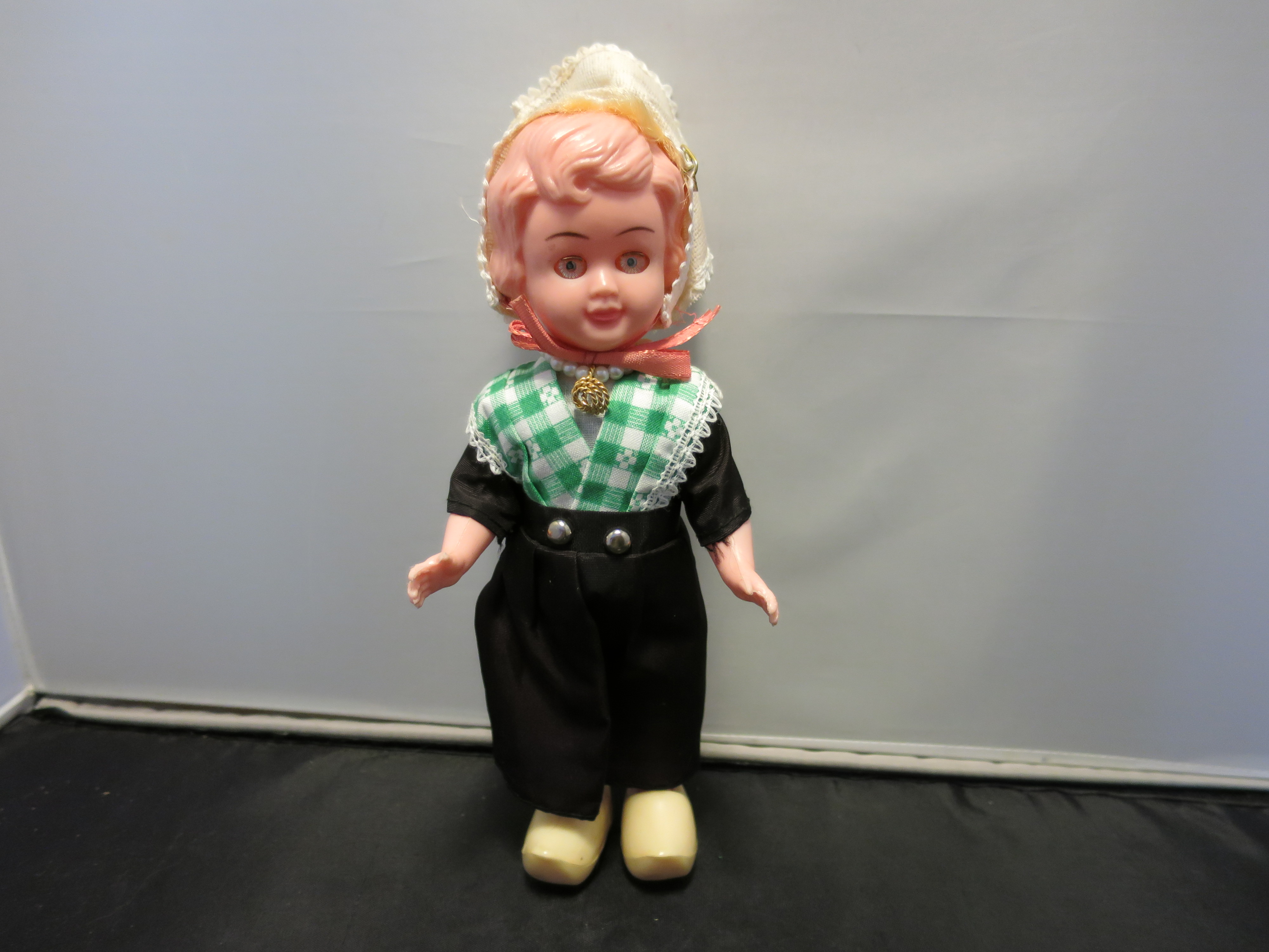 Celluloid Hard Plastic Dutch Doll Original