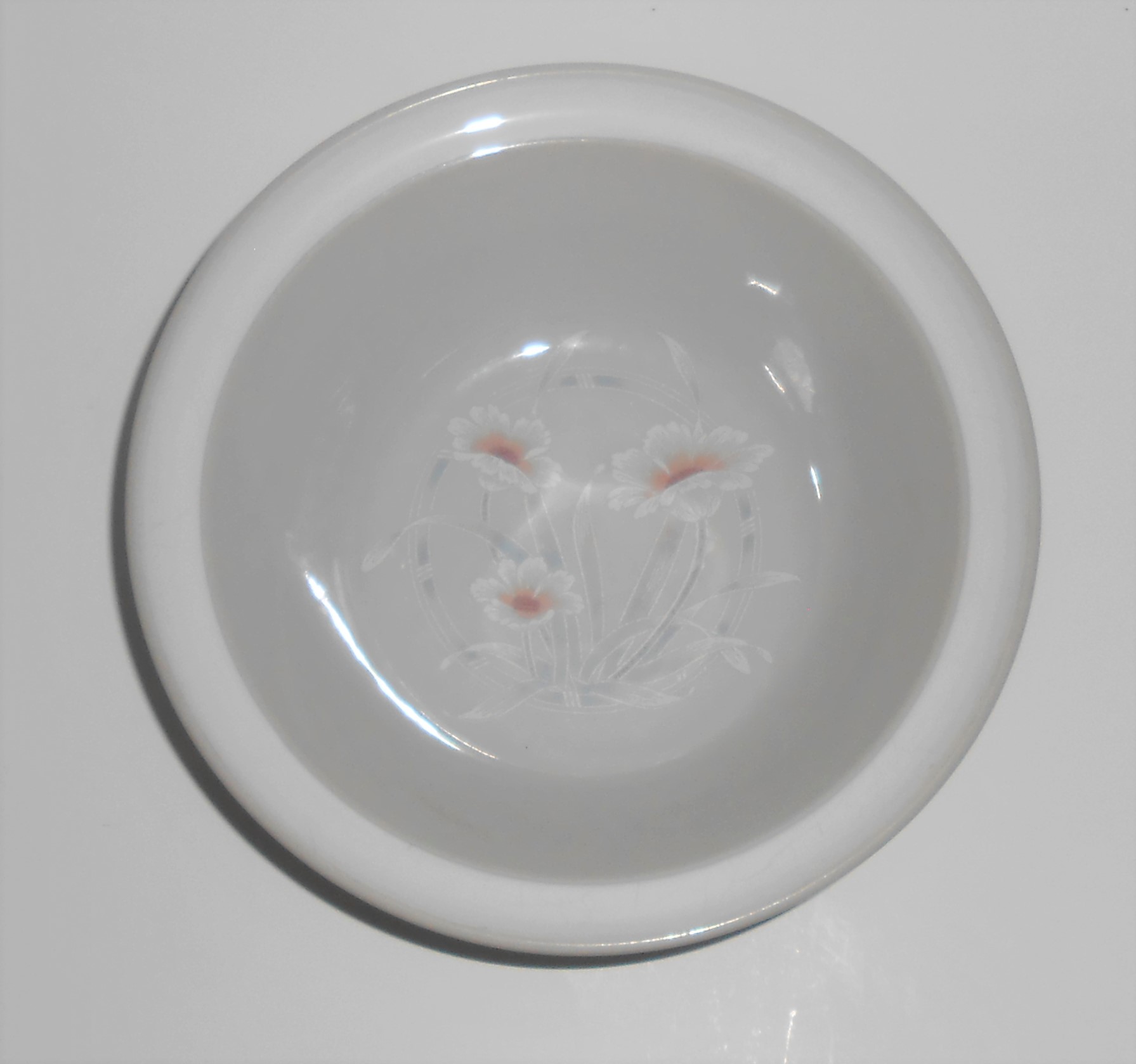 Noritake China Stoneware Iceflowers Cereal Bowl