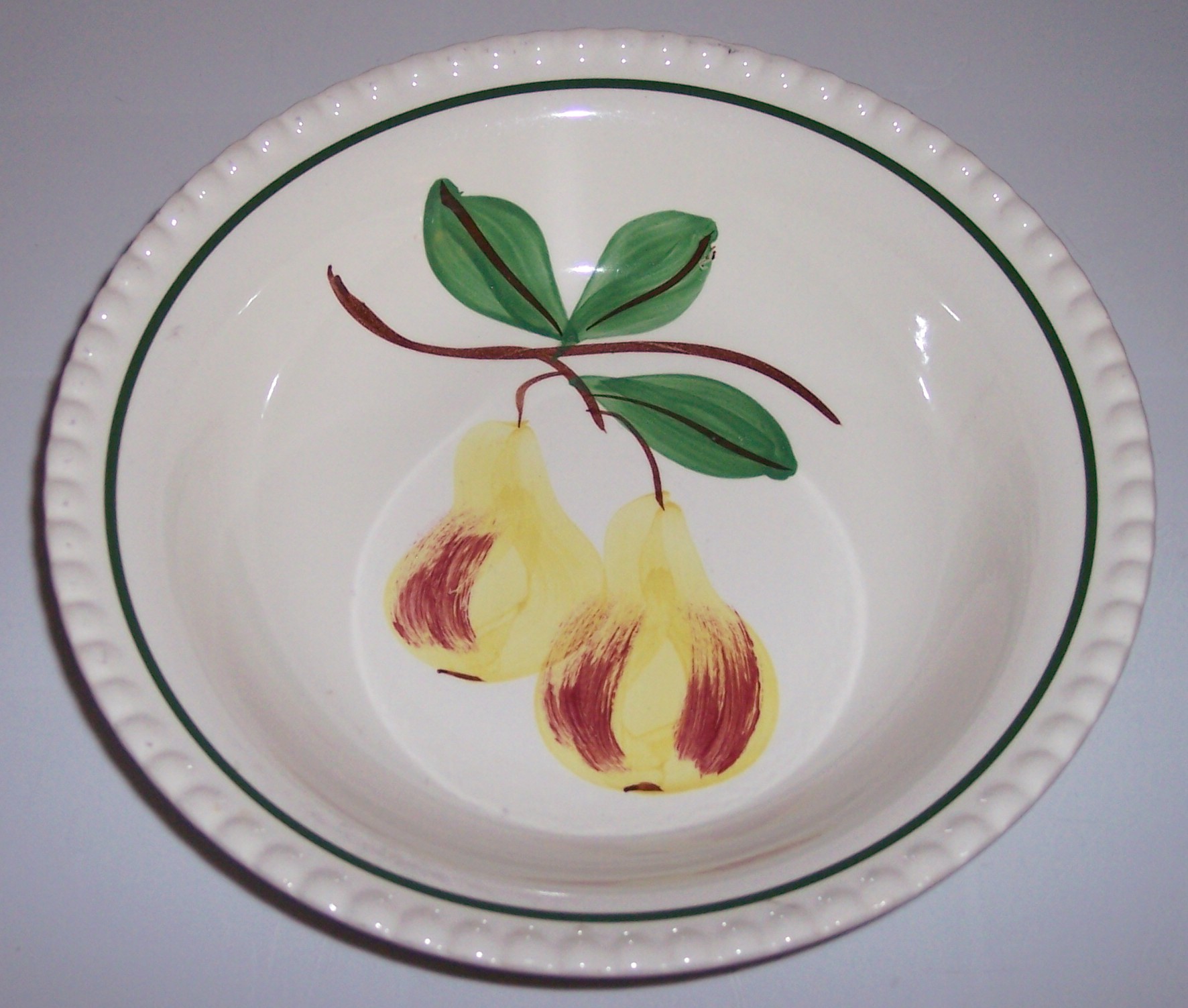 Blue Ridge Pottery Double Pear Vegetable Bowl!