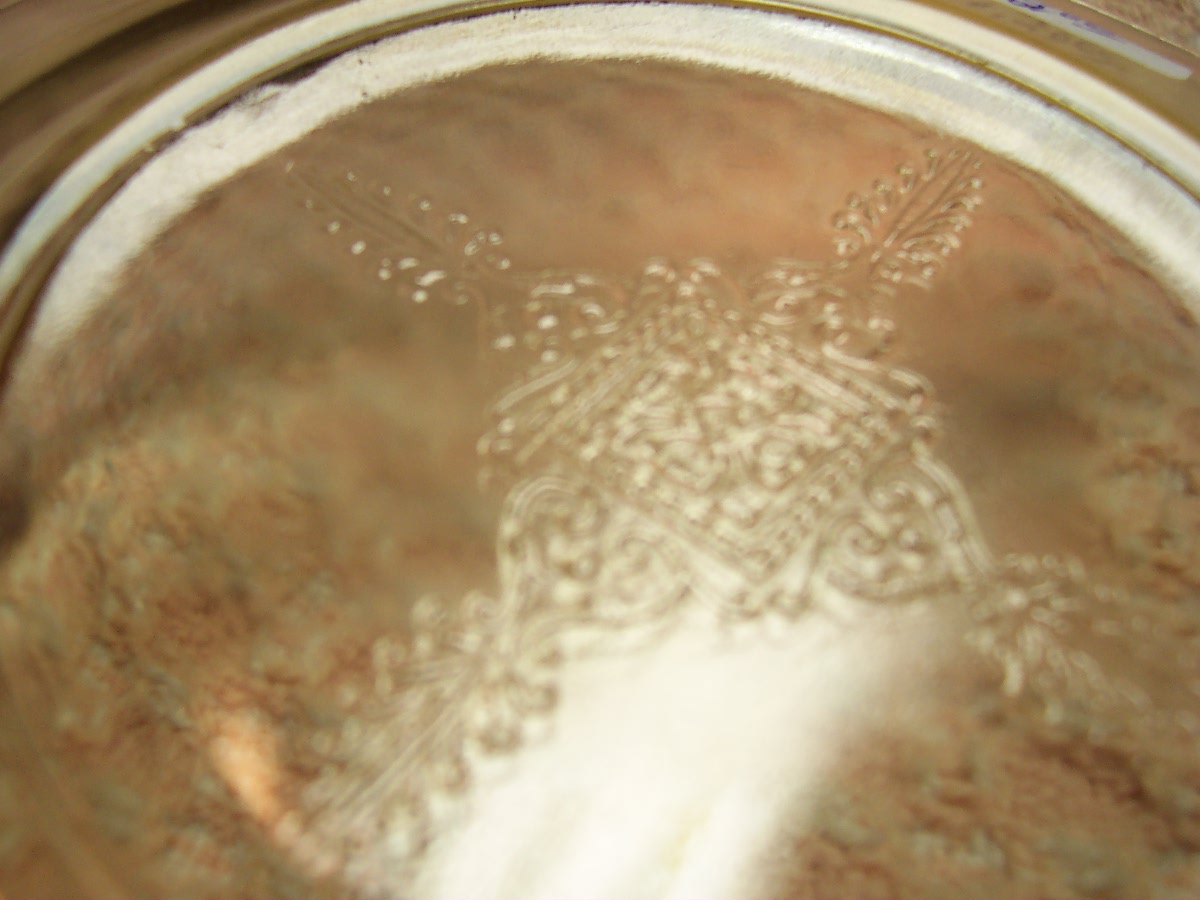 Depression Glass Bread and Butter, Yellow