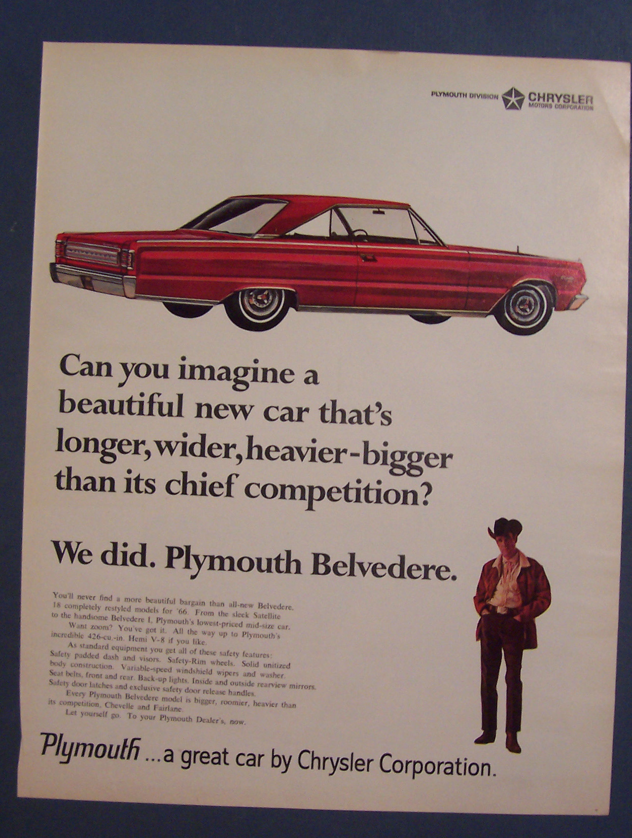 Vintage Ad: 1966 Plymouth Belvedere