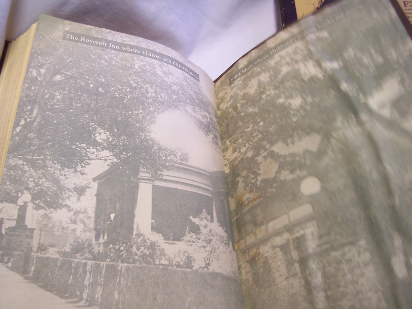 Elbert Hubbard Scrapbook with Box 1923