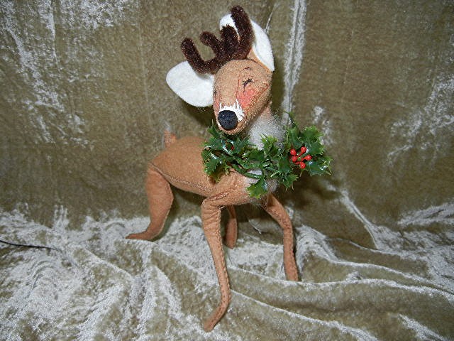 Christmas Annalee reindeer 8 inch1965-81