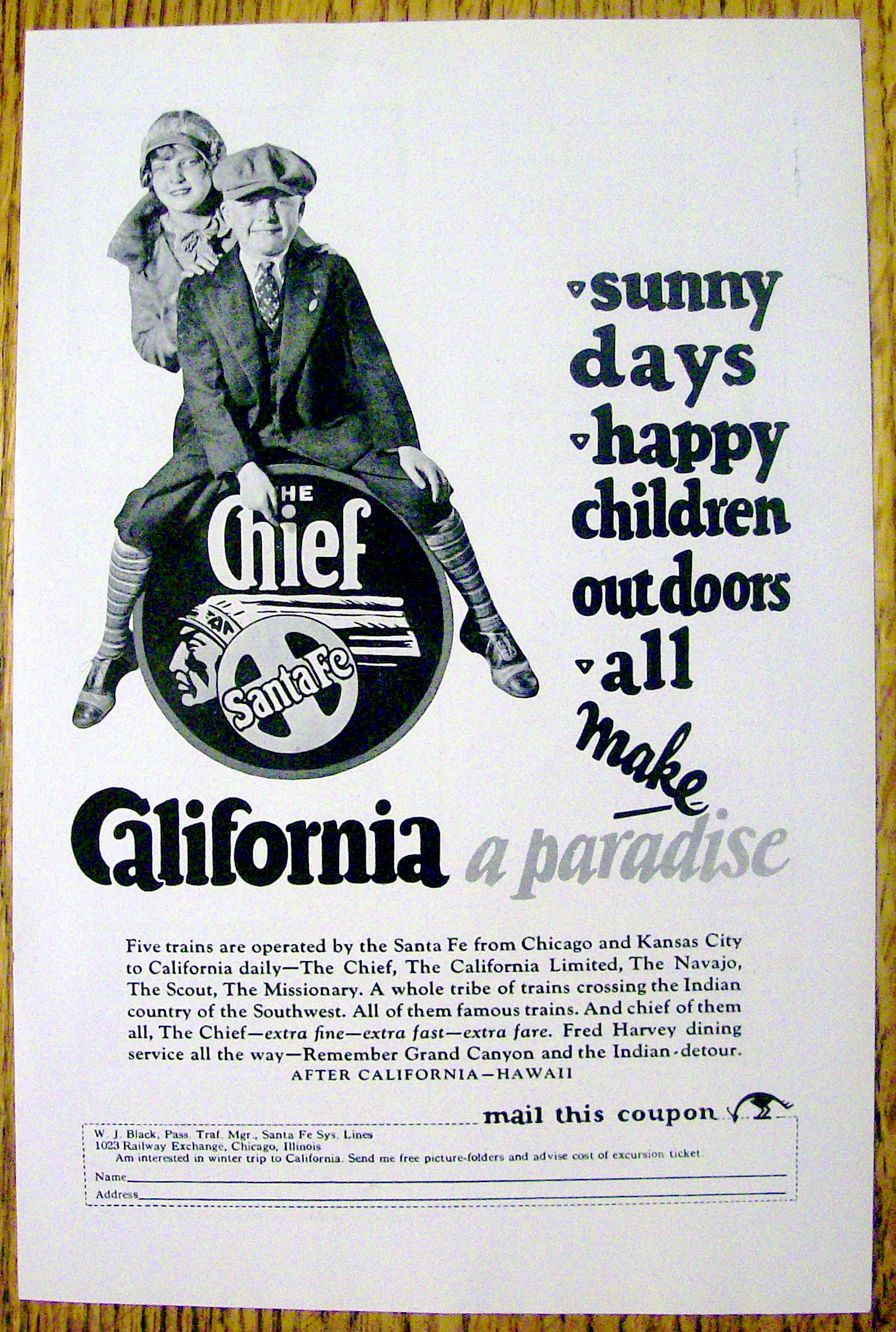 1926 Santa Fe (The Chief)