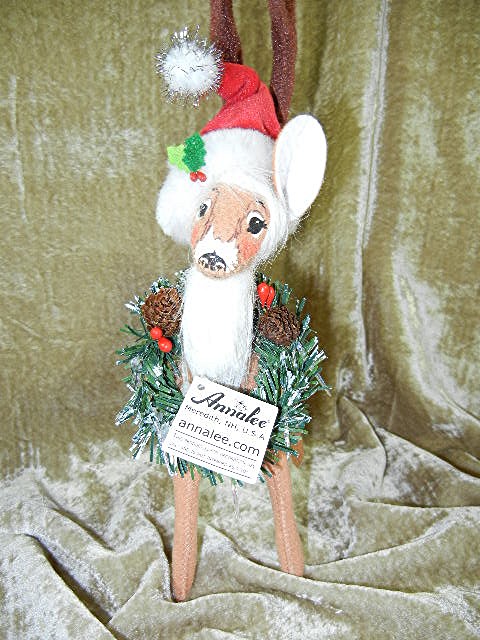 Christmas Annalee 8 inch Icicle Reindeer with tags