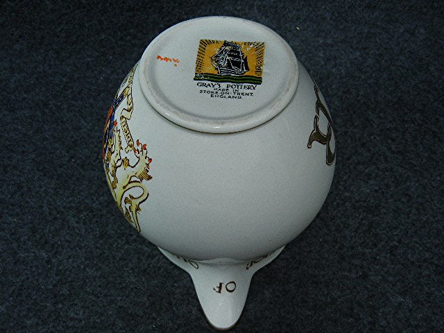 Pottery Gray's White 1953 Queen Elizabeth II Coronation
