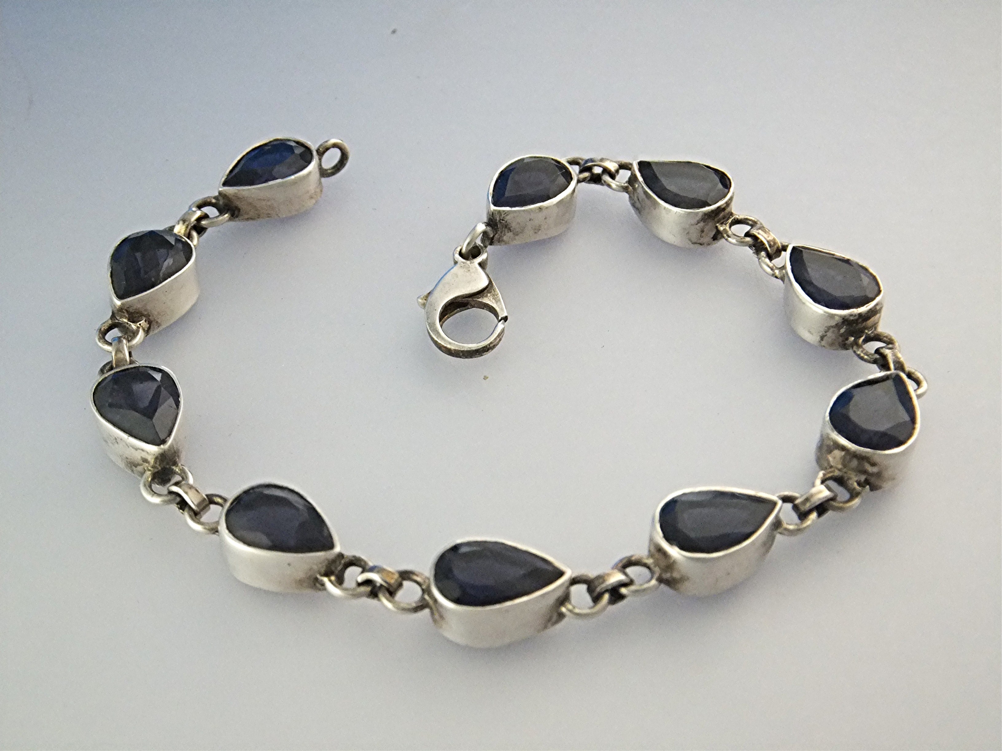 Bracelet Sterling Silver Blue iolite
