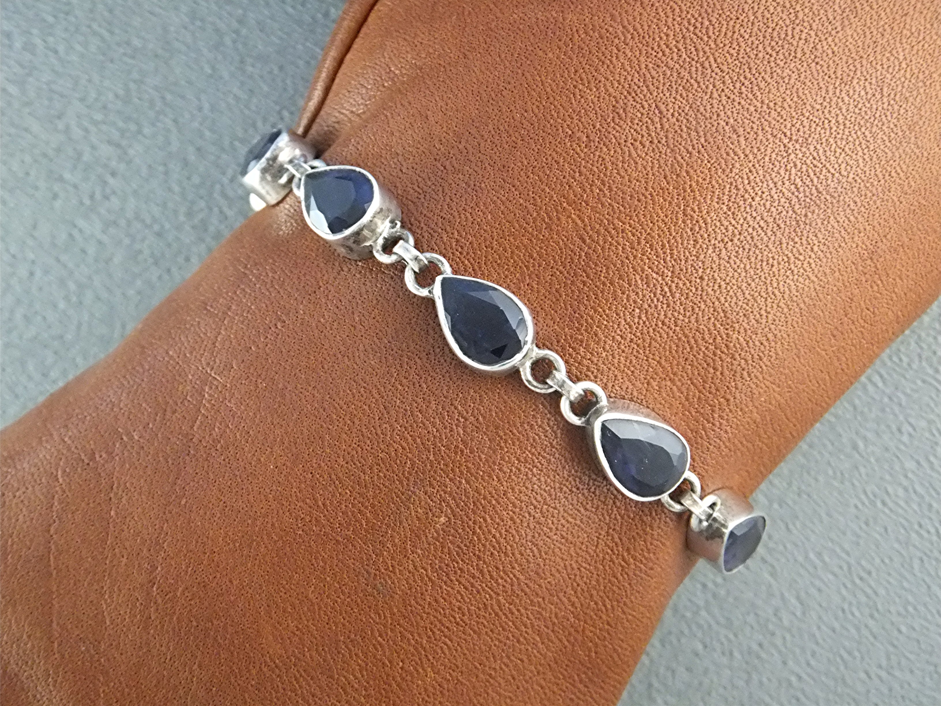 Bracelet Sterling Silver Blue iolite