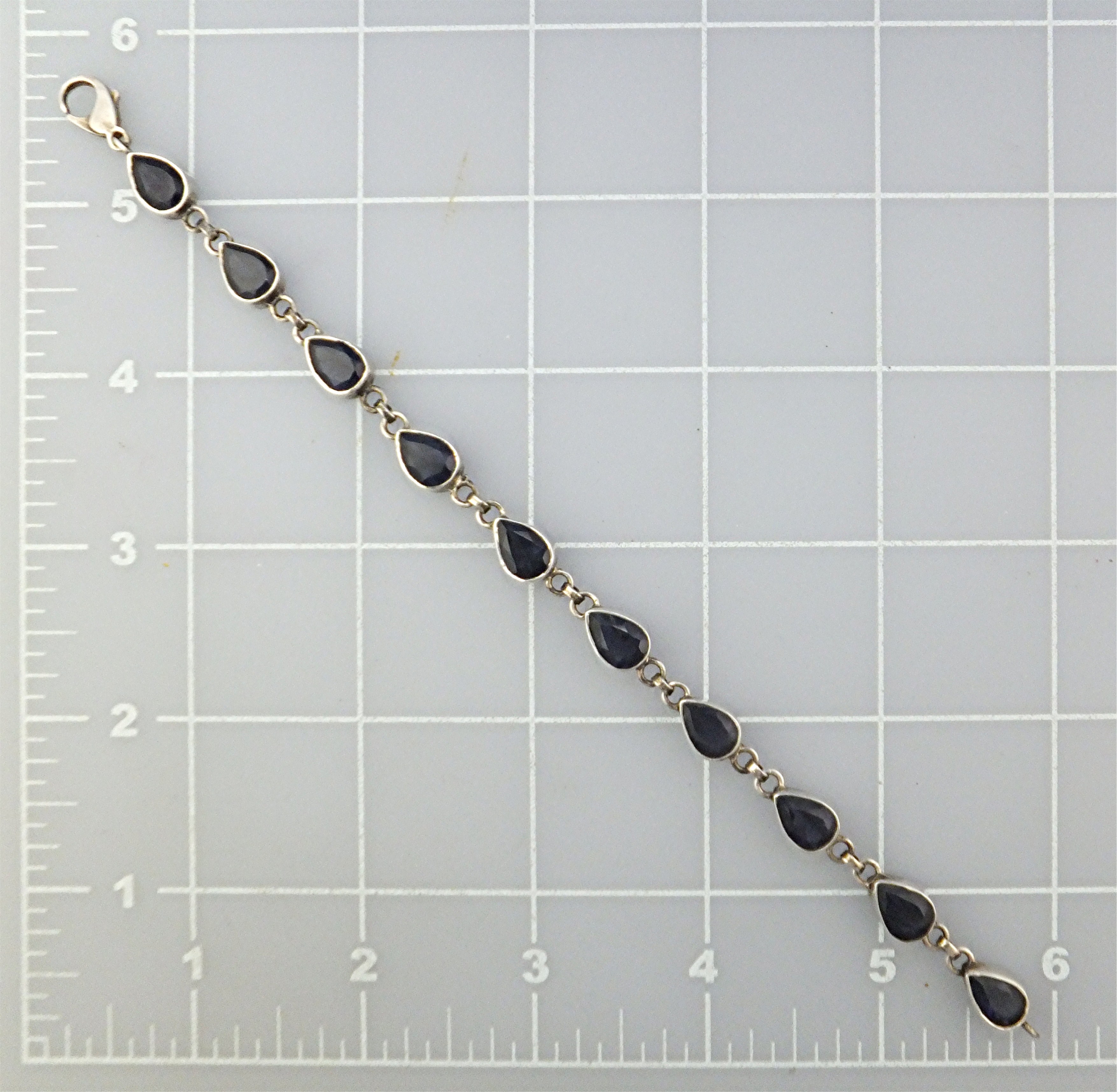 Bracelet Sterling Silver Blue iolite