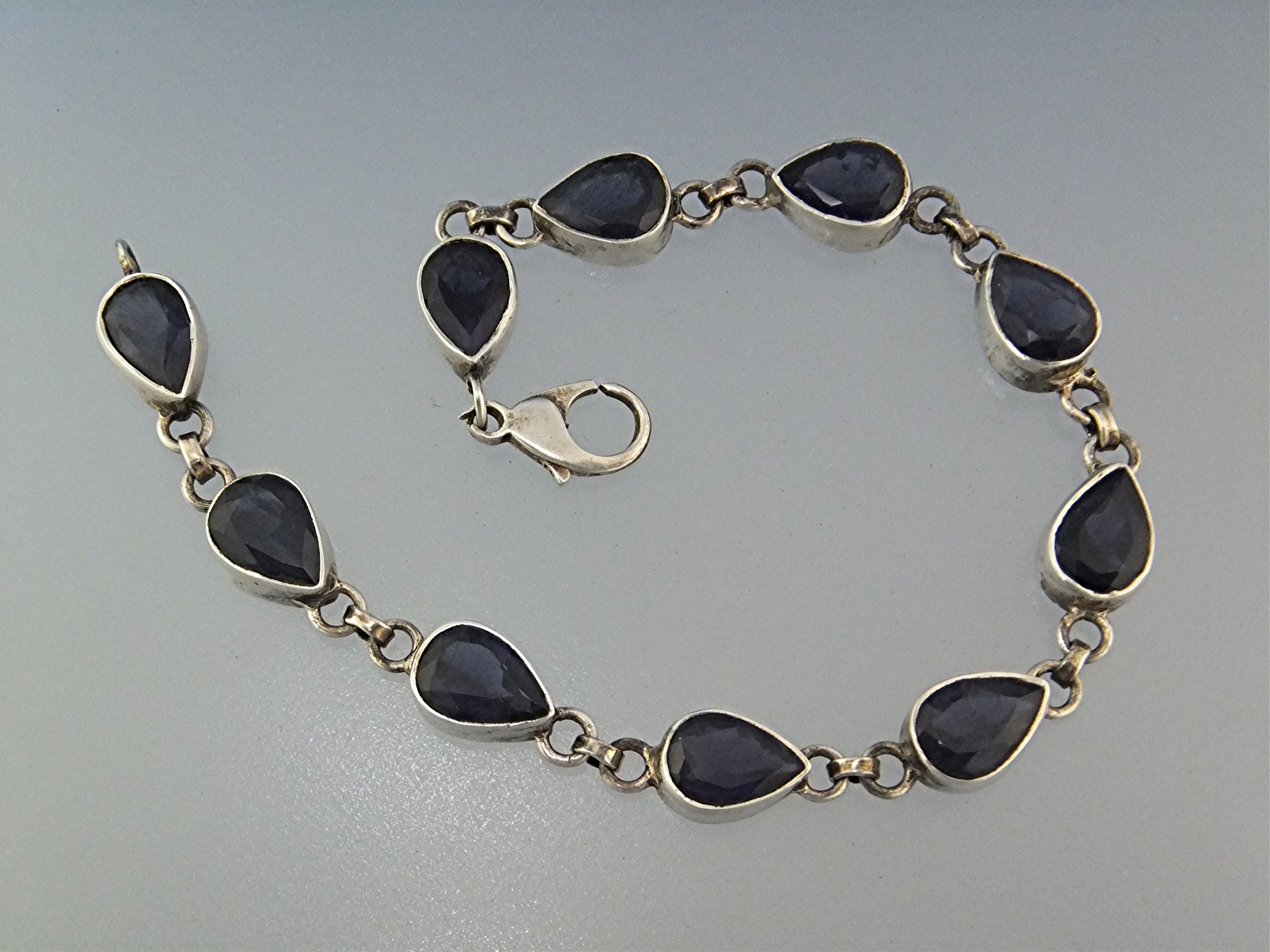 Bracelet Sterling Silver Blue iolite