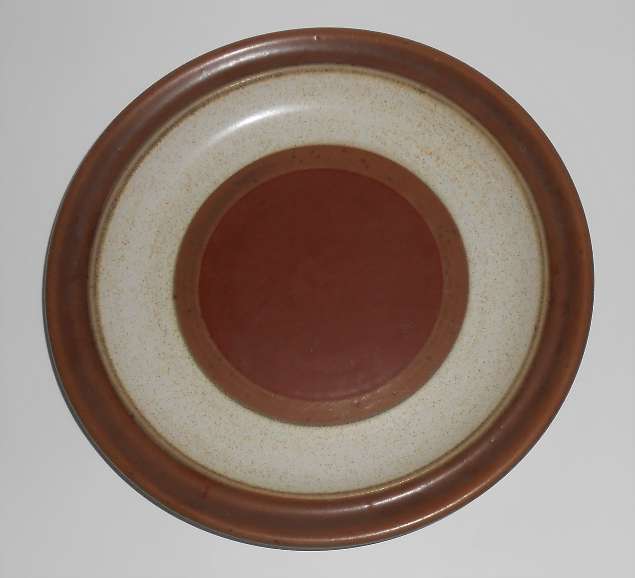 Denby Pottery Stoneware Potter's Wheel Rust Red Salad P