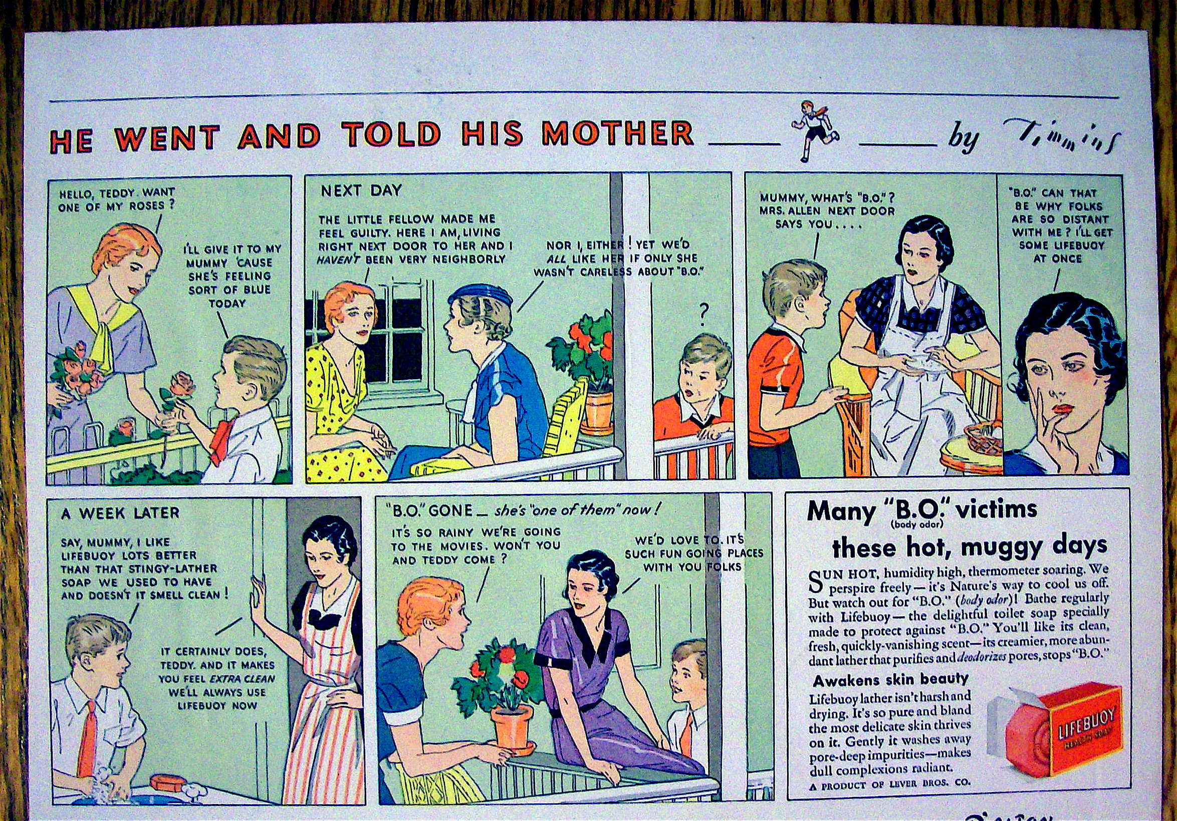 1934 Lifebuoy & Rinso Soap with Whiter Washes