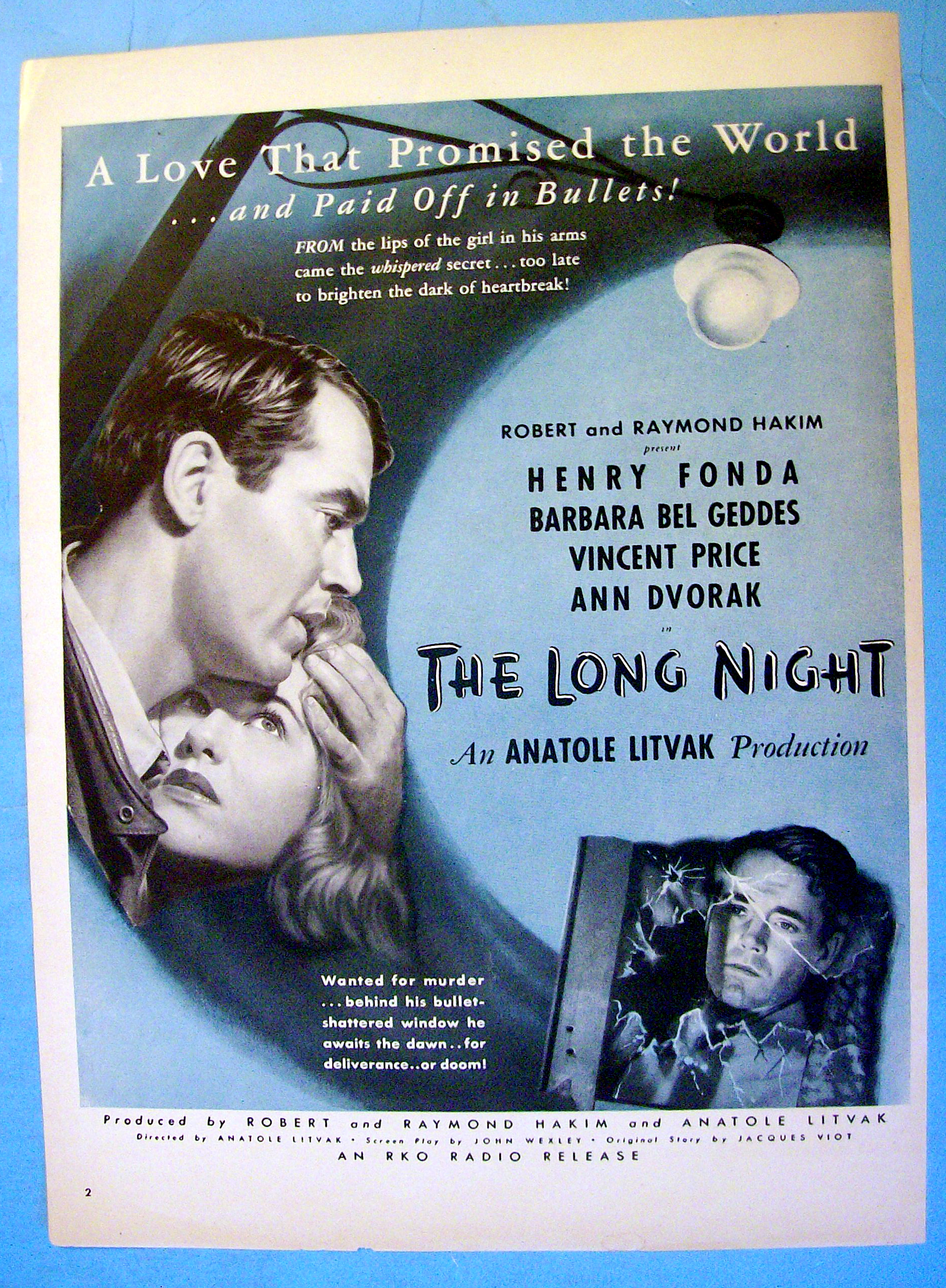 1947 The Long Night with Henry Fonda