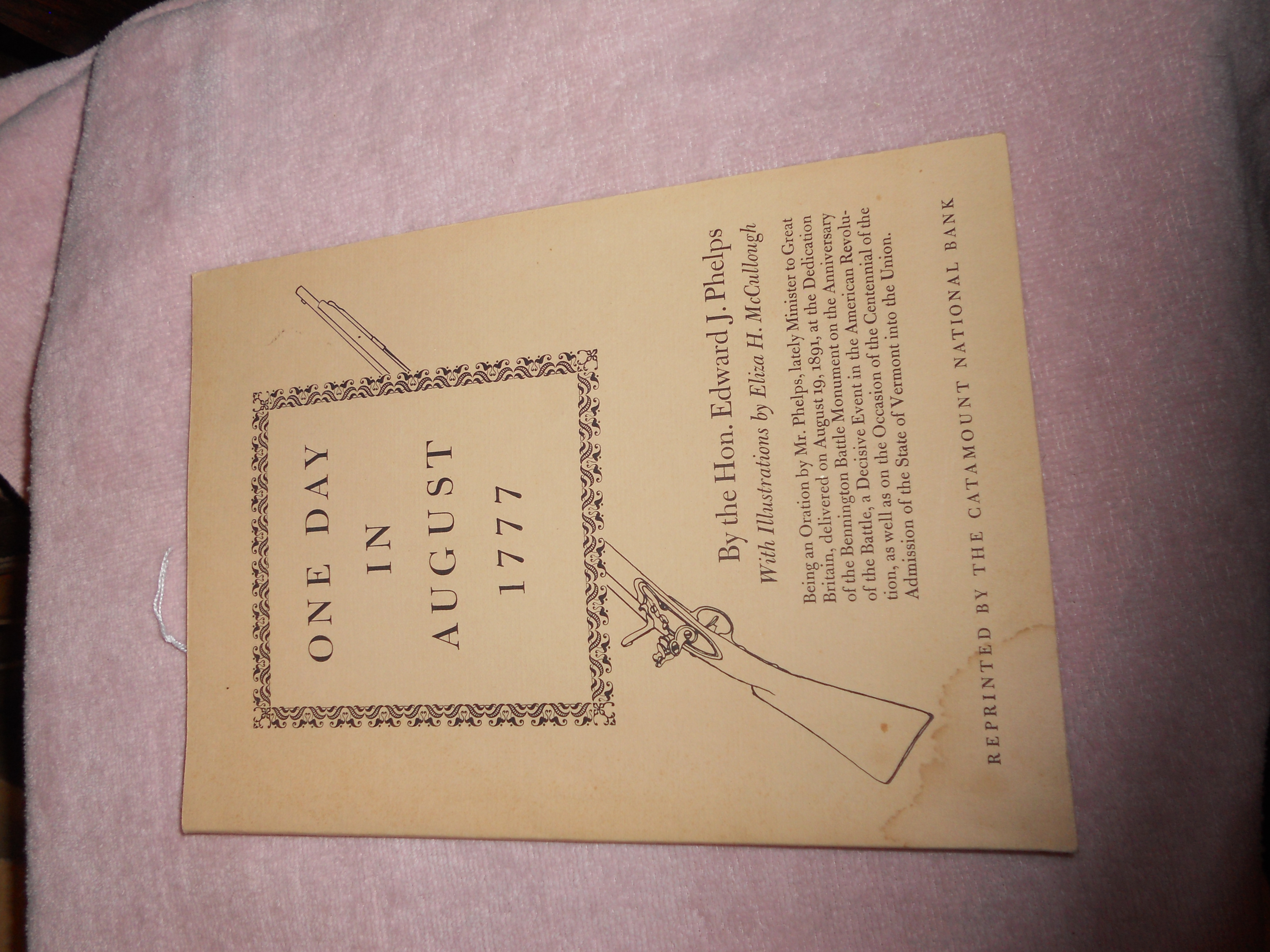 Bennington Battle Day Book