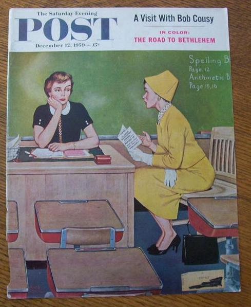 Saturday Evening Post Cover By Sewell - Dec 12, 1959