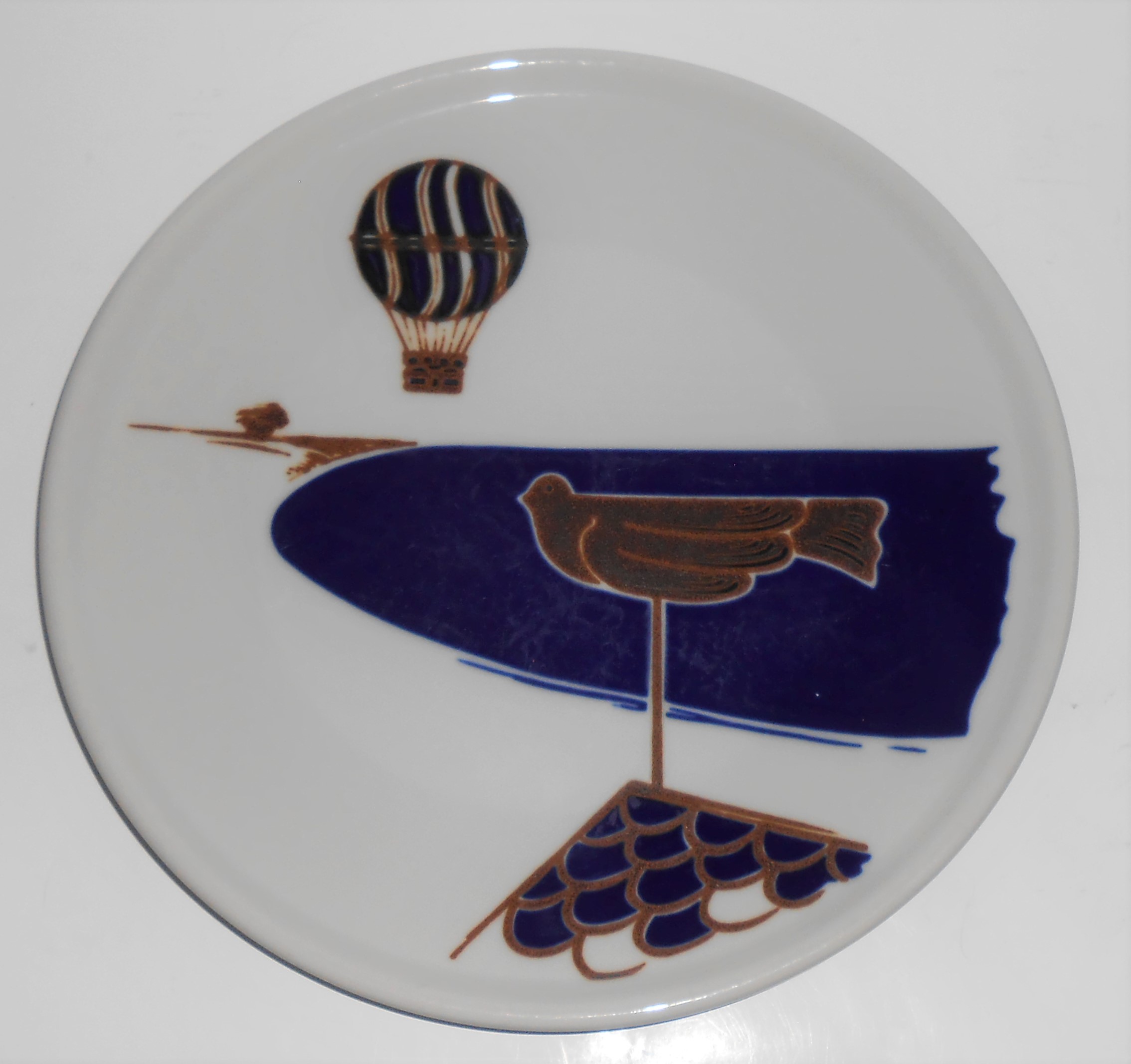 Noritake China Stoneware Up Up & Away Hot Air Balloon D