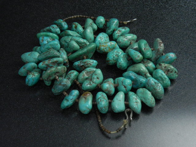 Native American Turquoise Heishi Necklace