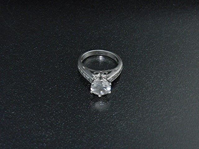 Sterling Silver 2Ct CZ Ring