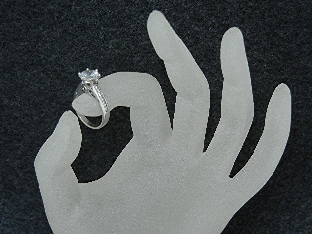 Sterling Silver 2Ct CZ Ring