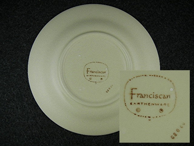 Franciscan Ivy Dessert Bread and Butter Plate USA