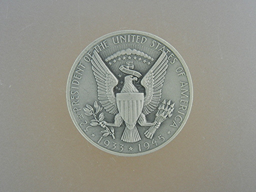 Franklin D. Roosevelt .999 Silver Art Medal.