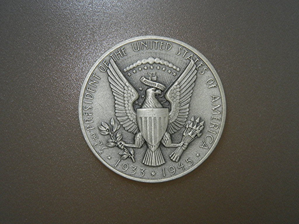 Franklin D. Roosevelt .999 Silver Art Medal.