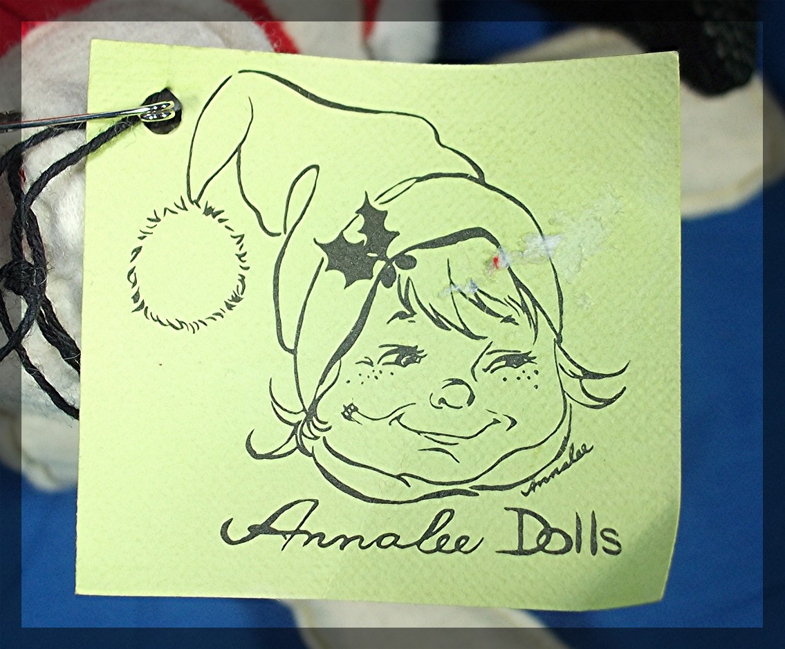 Christmas Annalee  Mouse with tag 1971 USA
