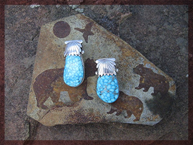Native American Turquoise Sterling Silver Randy Lucero