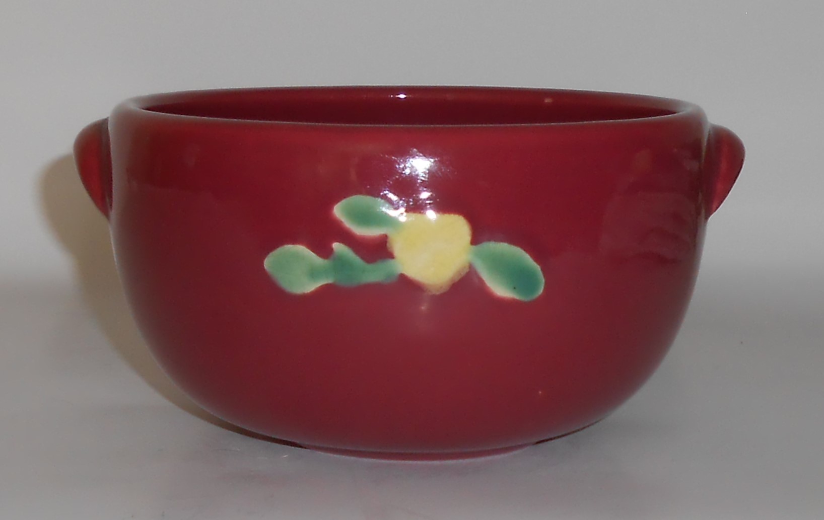 Coors Pottery Rosebud Red Small Pudding Bowl