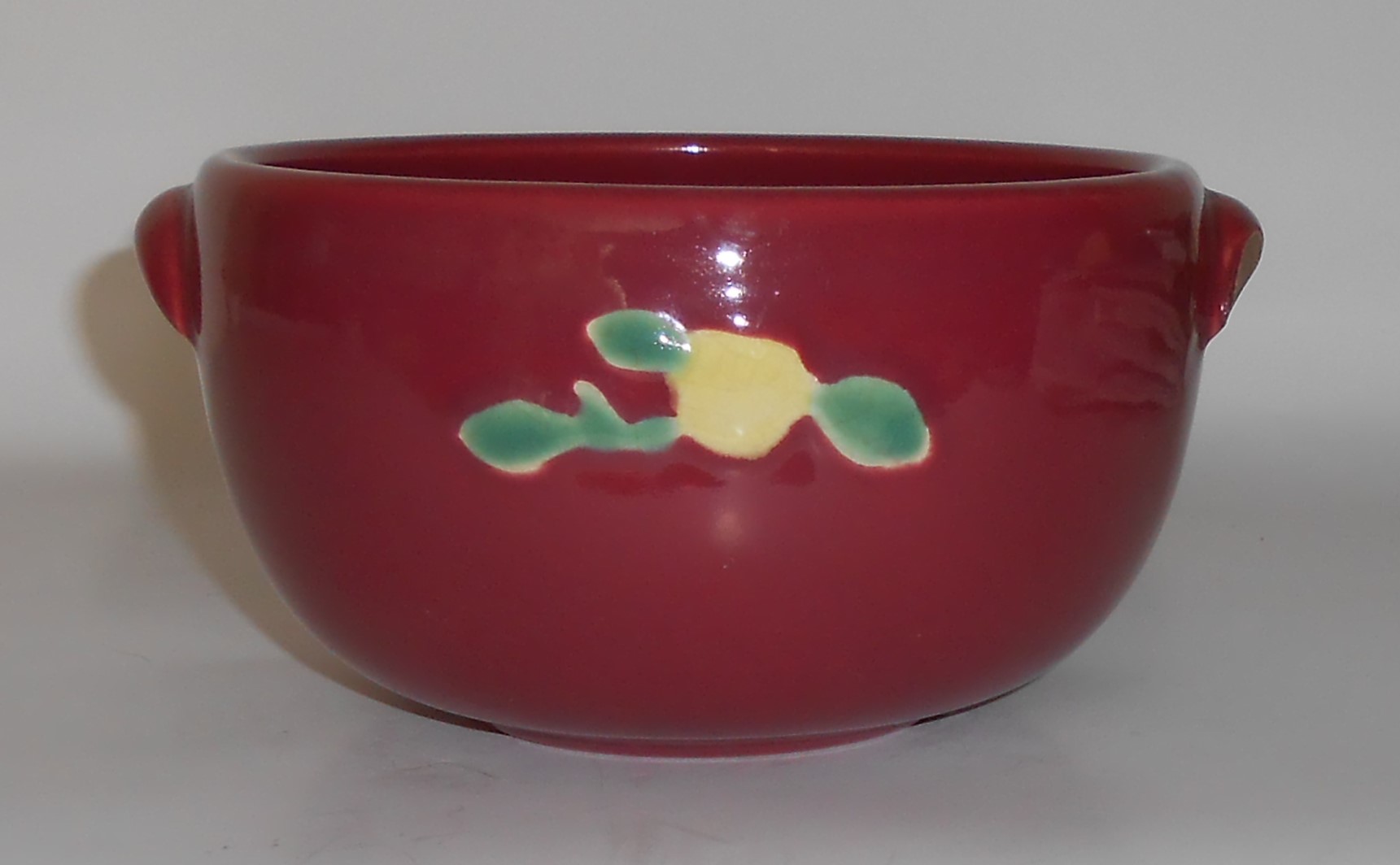 Coors Pottery Rosebud Red Small Pudding Bowl