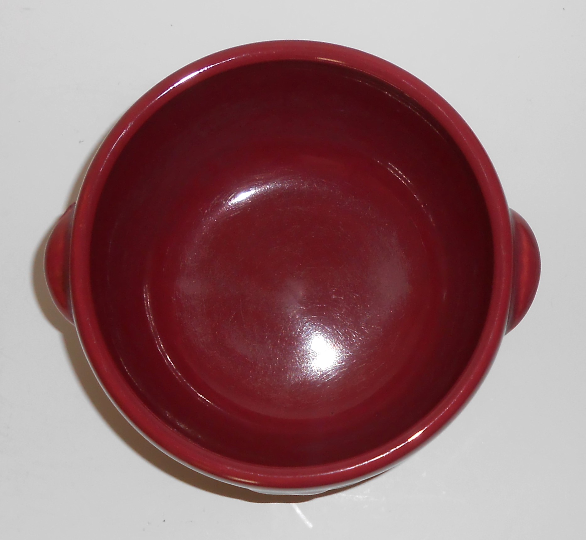 Coors Pottery Rosebud Red Small Pudding Bowl