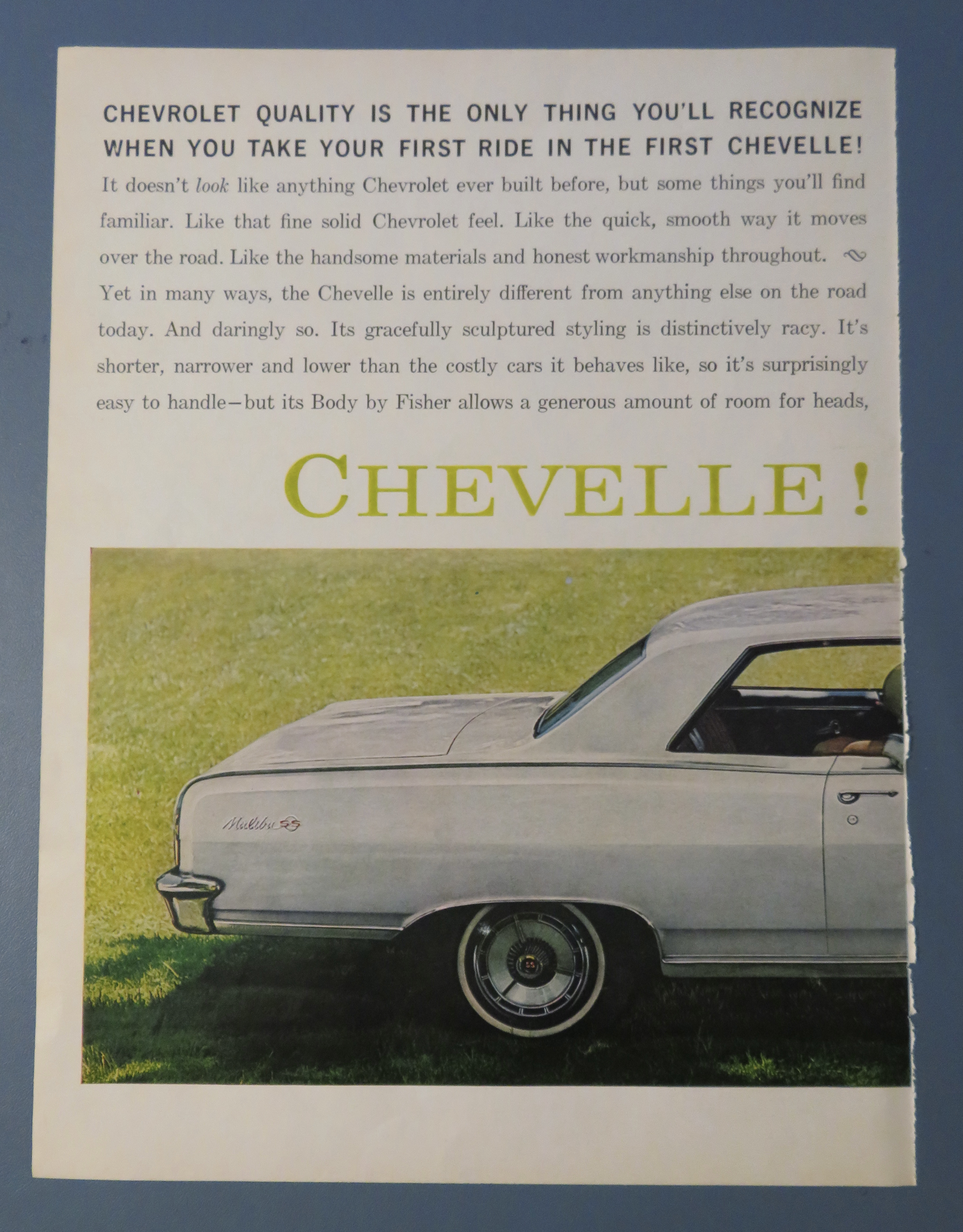 1963 Chevrolet Automobile with the Chevelle