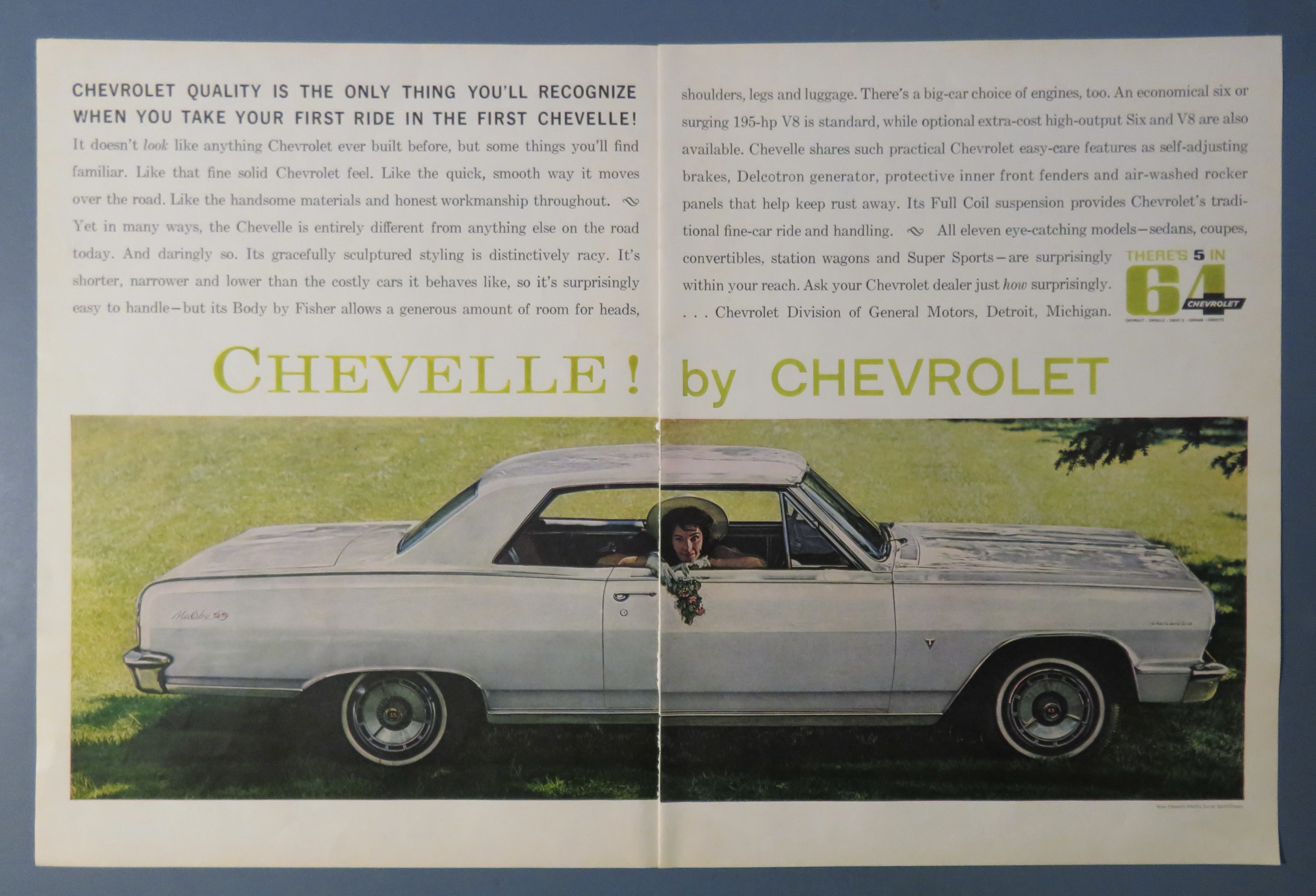 1963 Chevrolet Automobile with the Chevelle