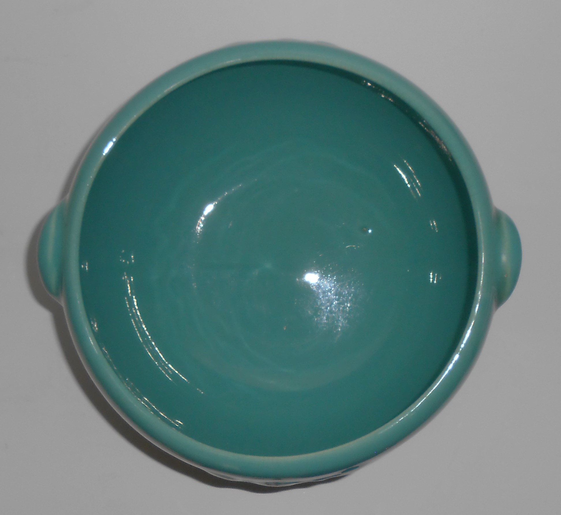 Coors Pottery Rosebud Green Medium Pudding Bowl #2