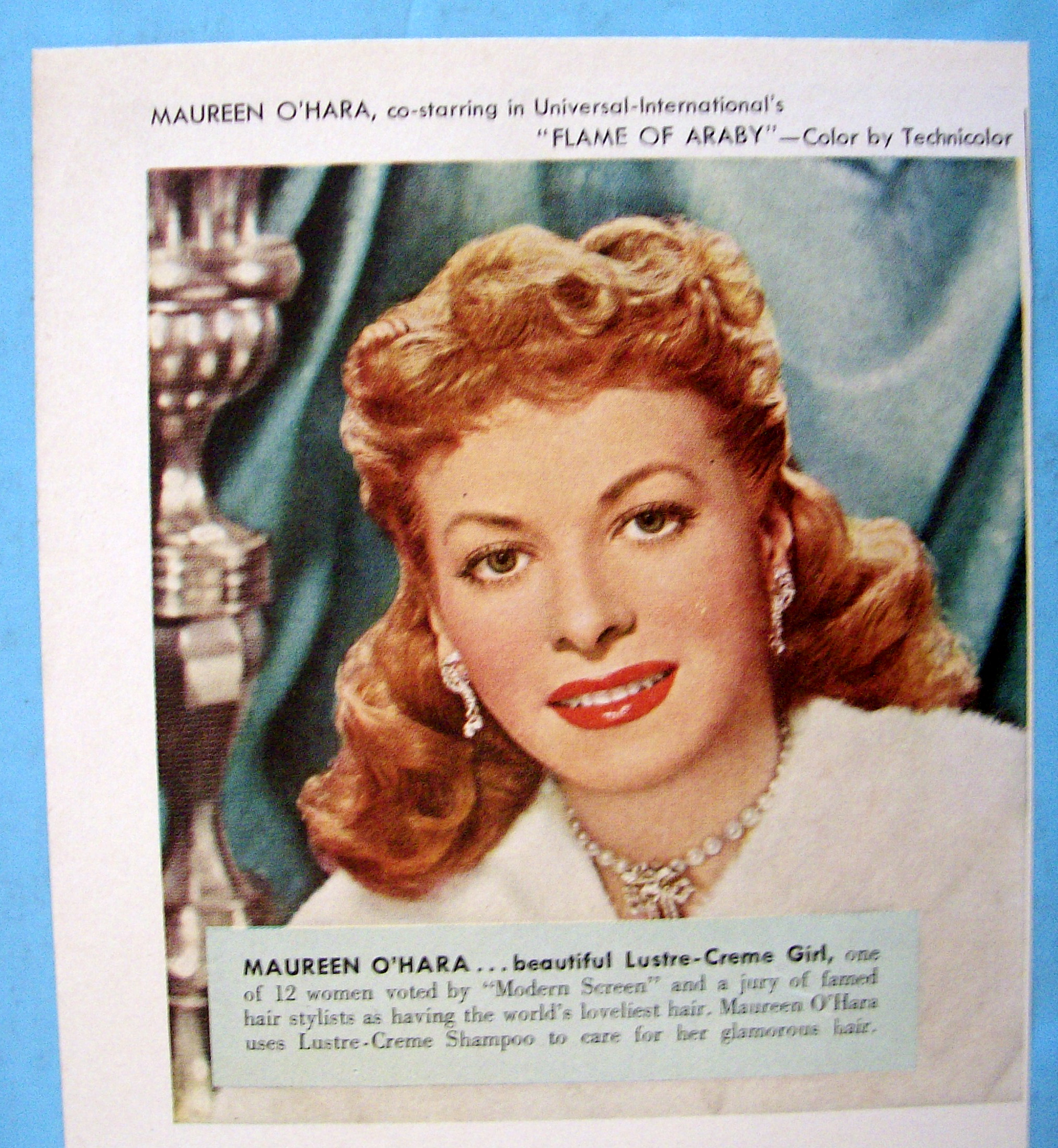 1952 Lustre Creme Shampoo with Maureen O'Hara