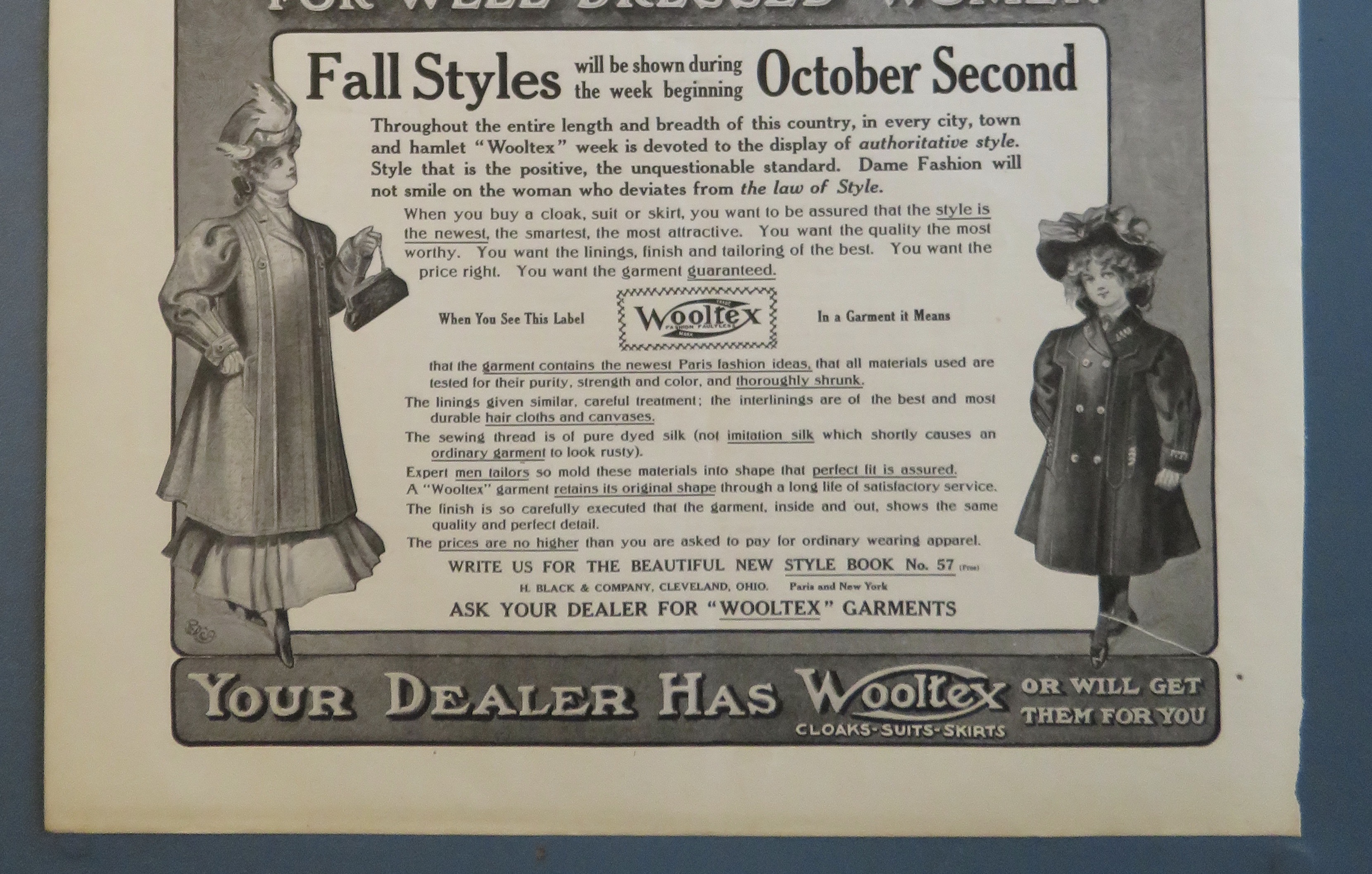1905 Wooltex Styles with Well Dressed Women