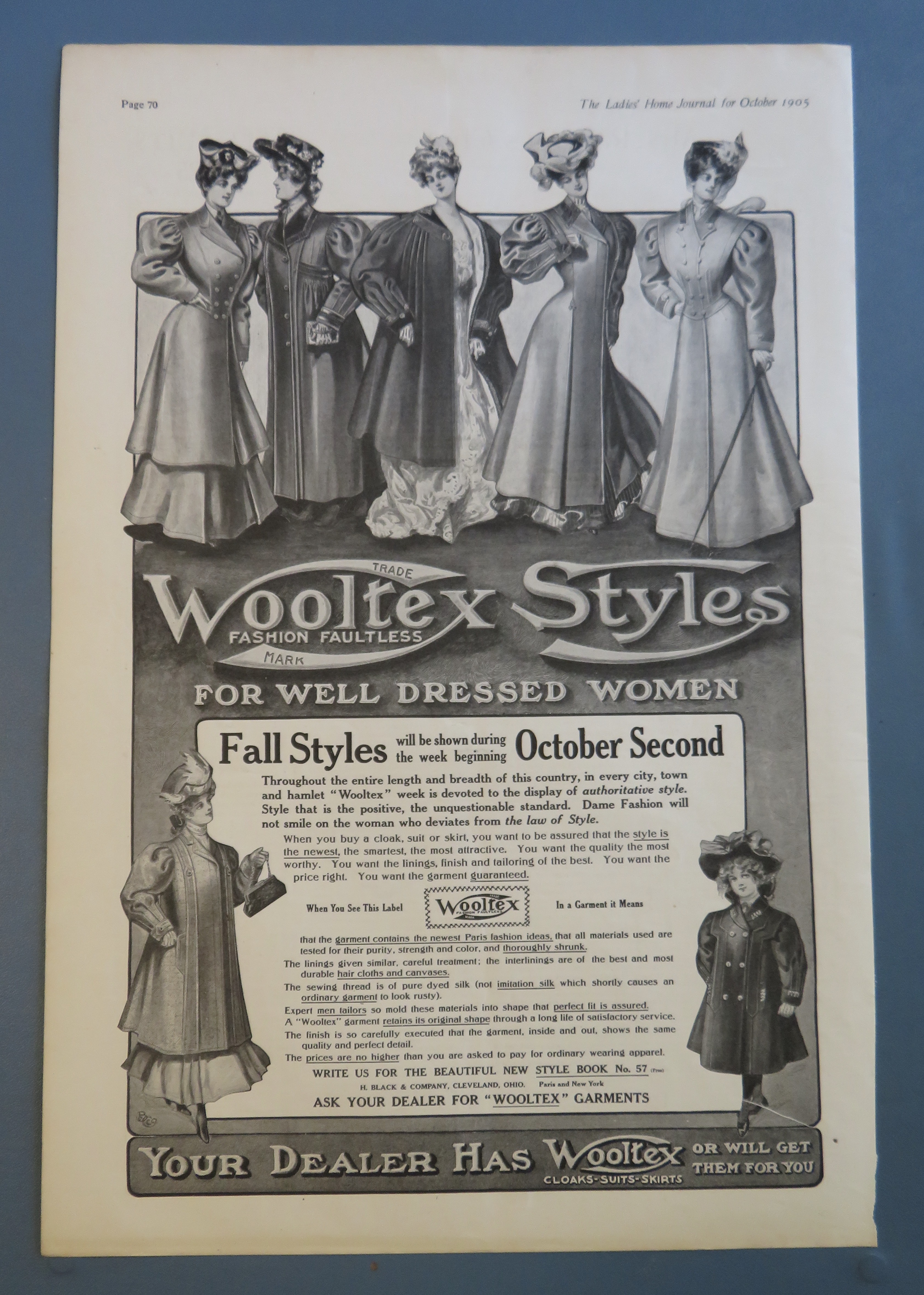 1905 Wooltex Styles with Well Dressed Women