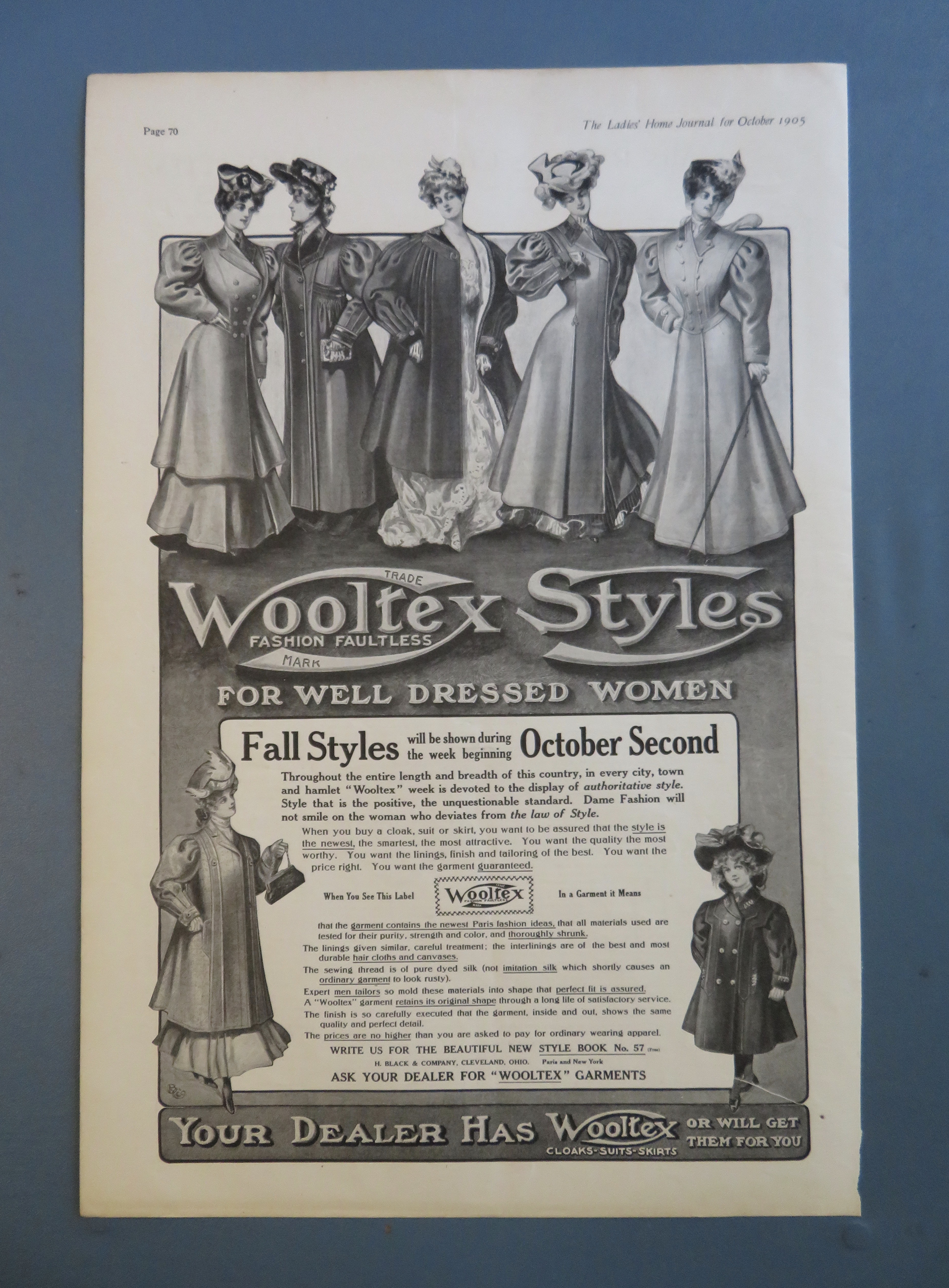 1905 Wooltex Styles with Well Dressed Women