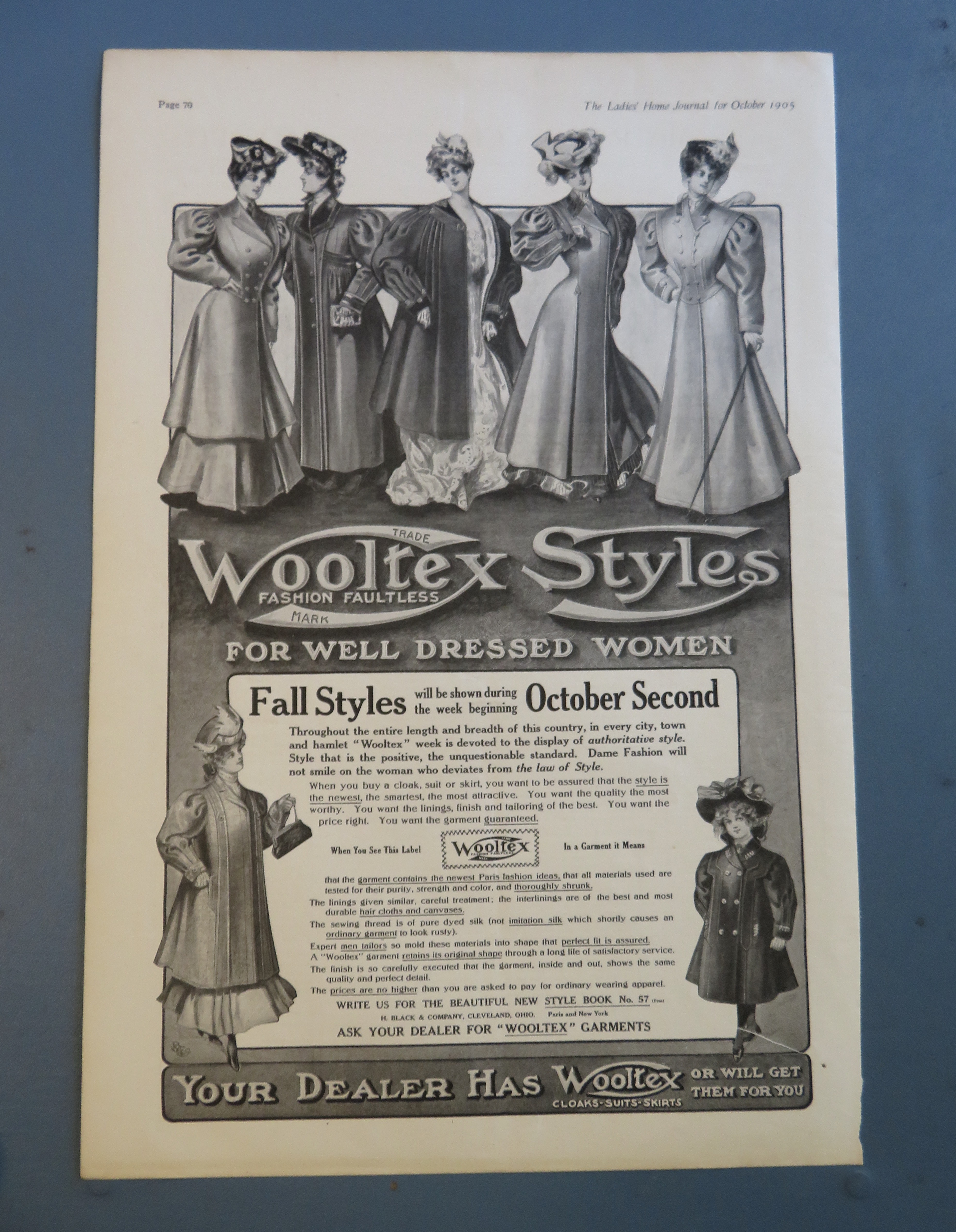 1905 Wooltex Styles with Well Dressed Women