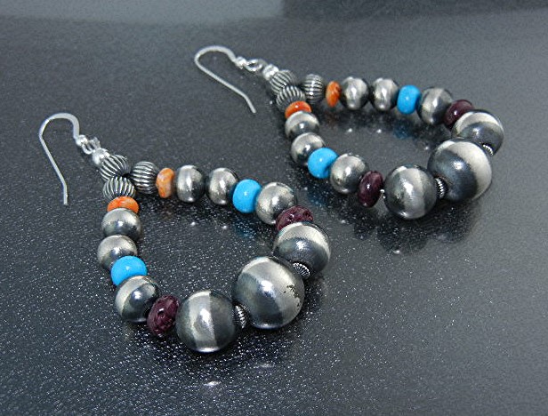 Navajo Sterling Silver Sleeping Beauty Shepherd Hook Ea