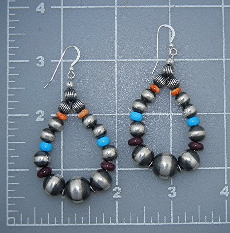 Navajo Sterling Silver Sleeping Beauty Shepherd Hook Ea