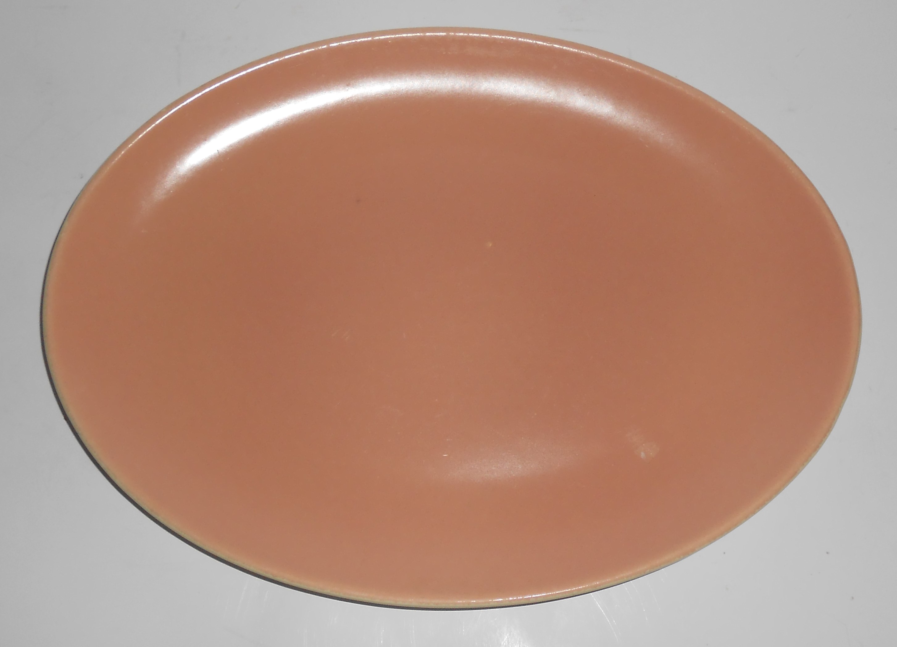 Catalina Pottery Rancho Ware Duotone Coral/Ivory Pl