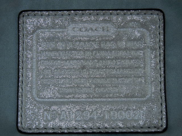 COACH Bag Light Silver Sparkle