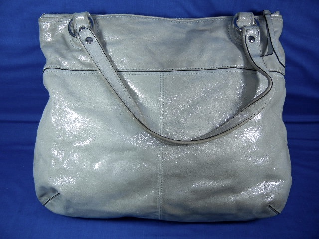 COACH Bag Light Silver Sparkle