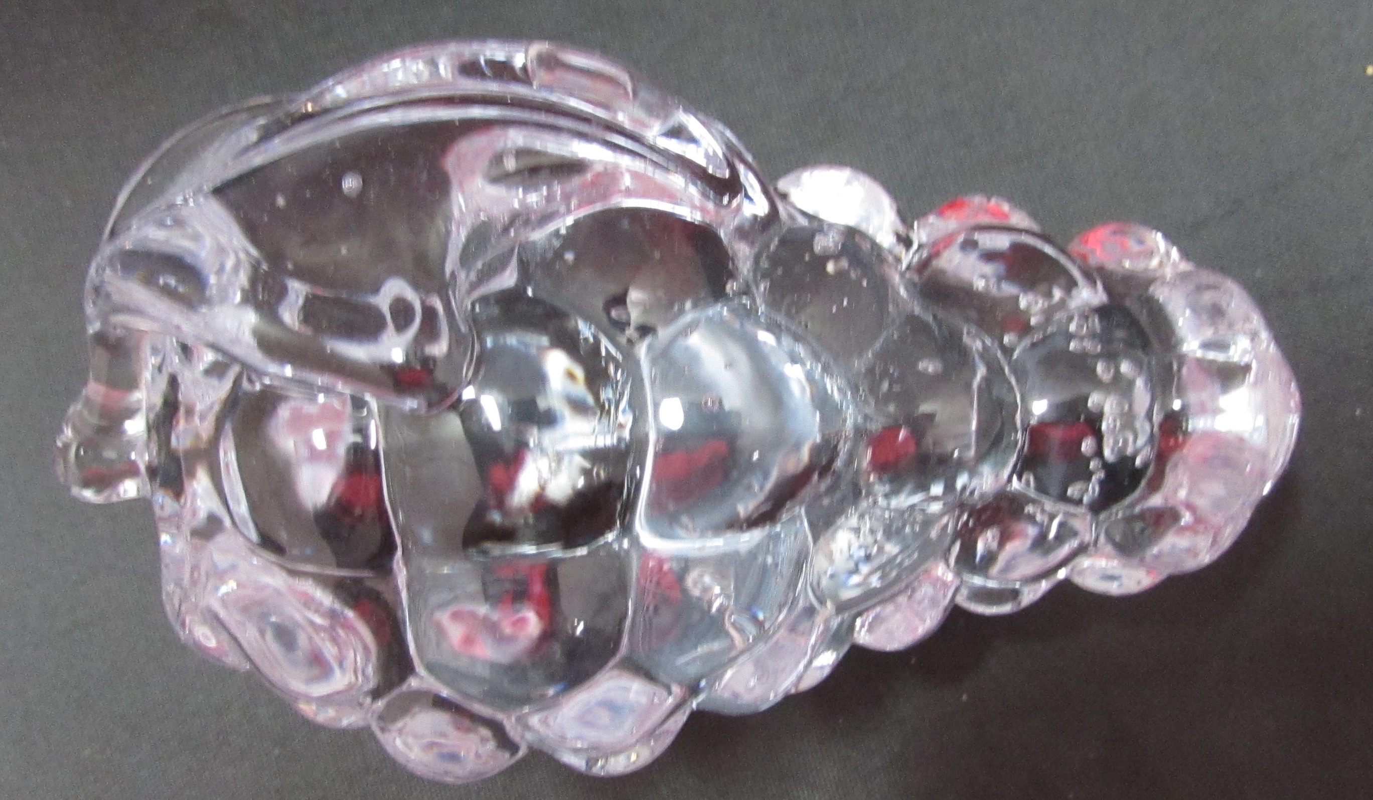 Paperweight Blown Art Glass Grapes Grape Cluster Fruit