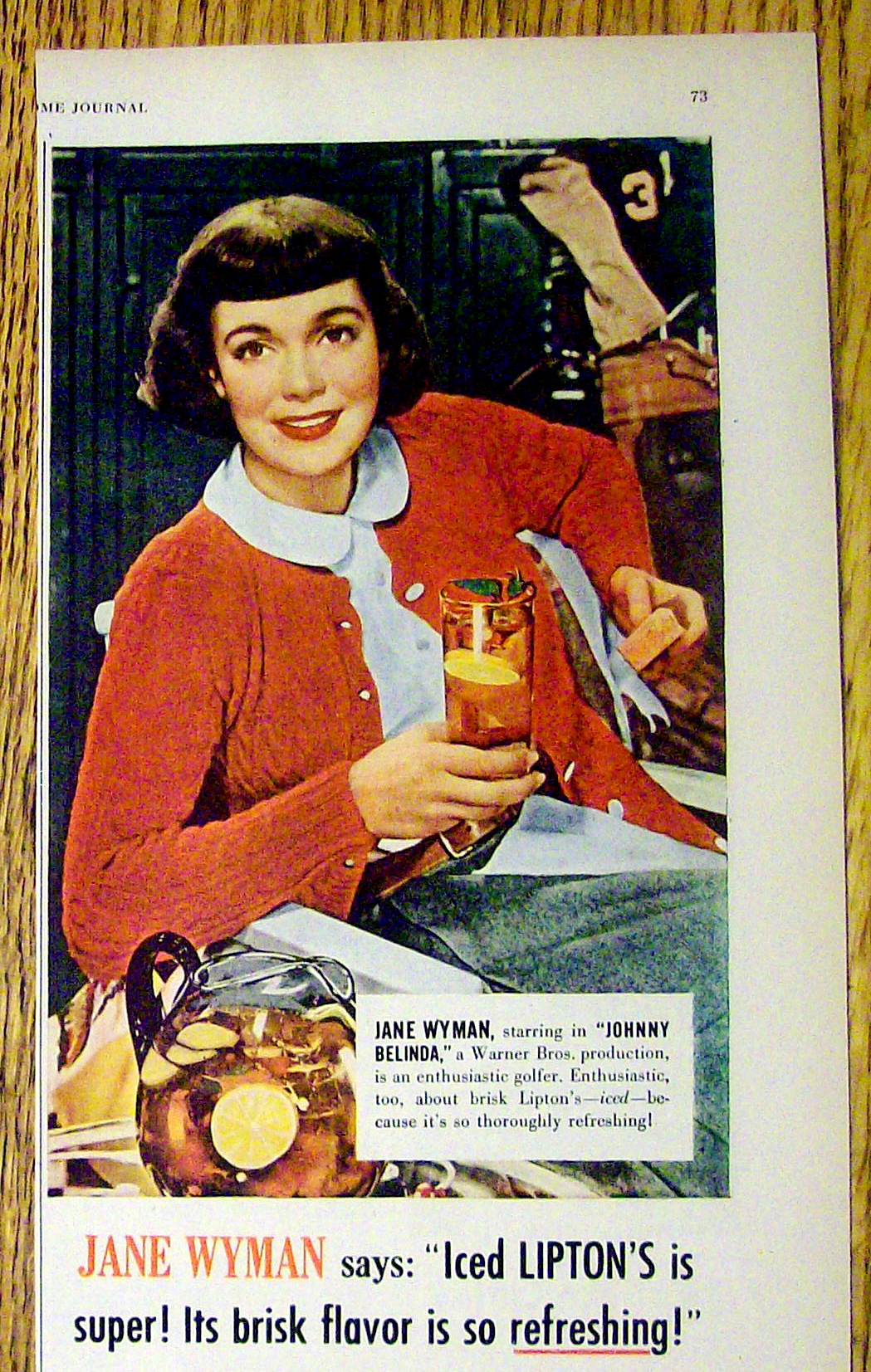 1948 Lipton Tea with Jane Wyman
