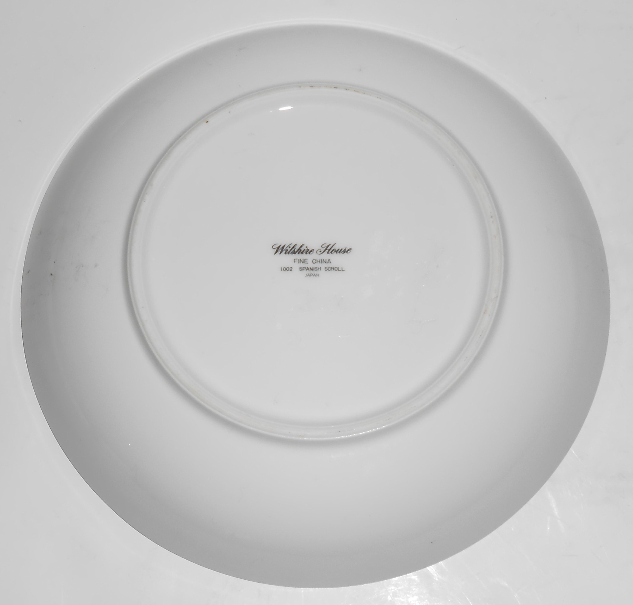 Wilshire House China Spanish Scroll w/Gold Soup Bowl
