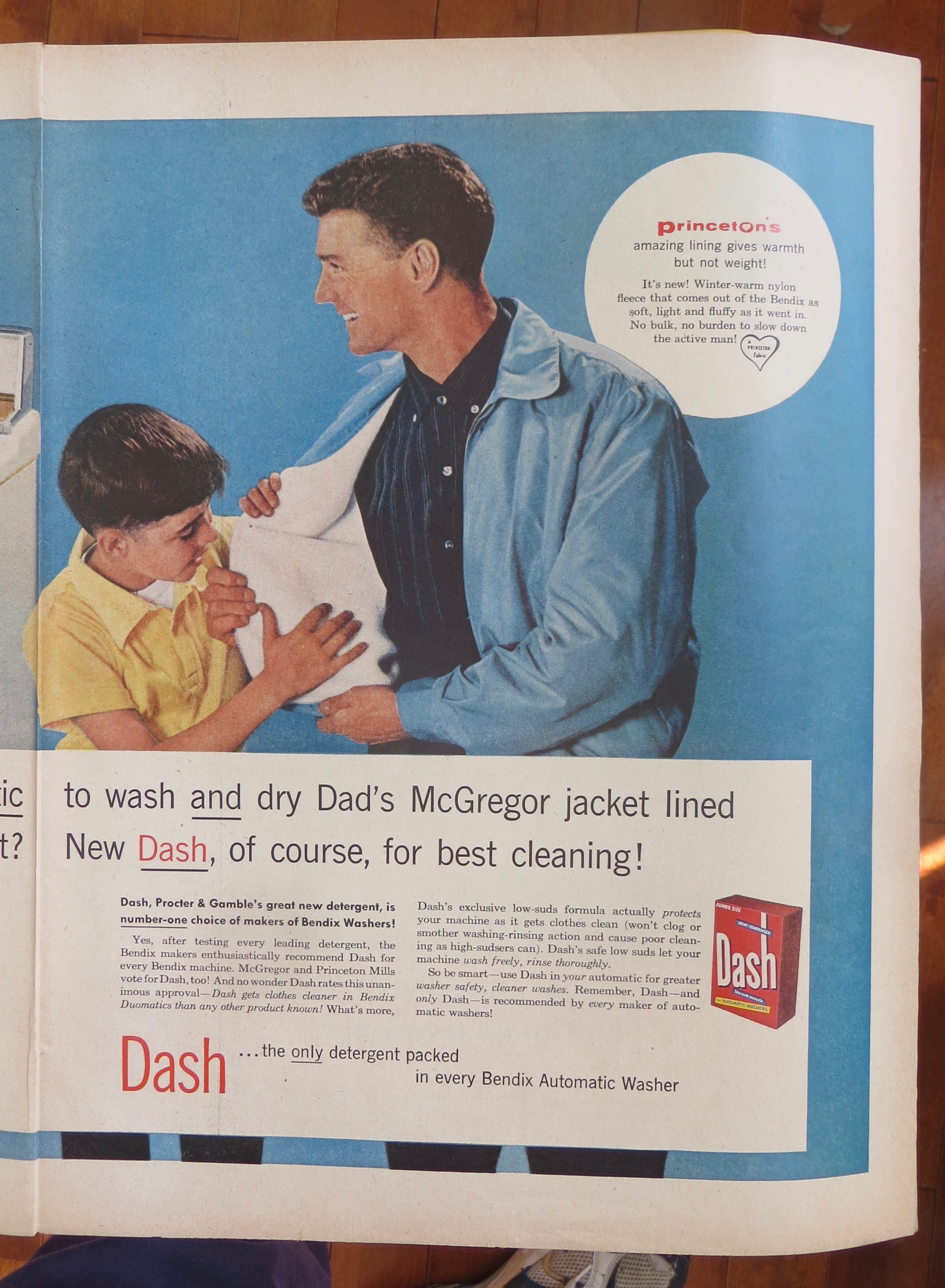 1956 Bendix Duomatic with Woman & Dash Detergent