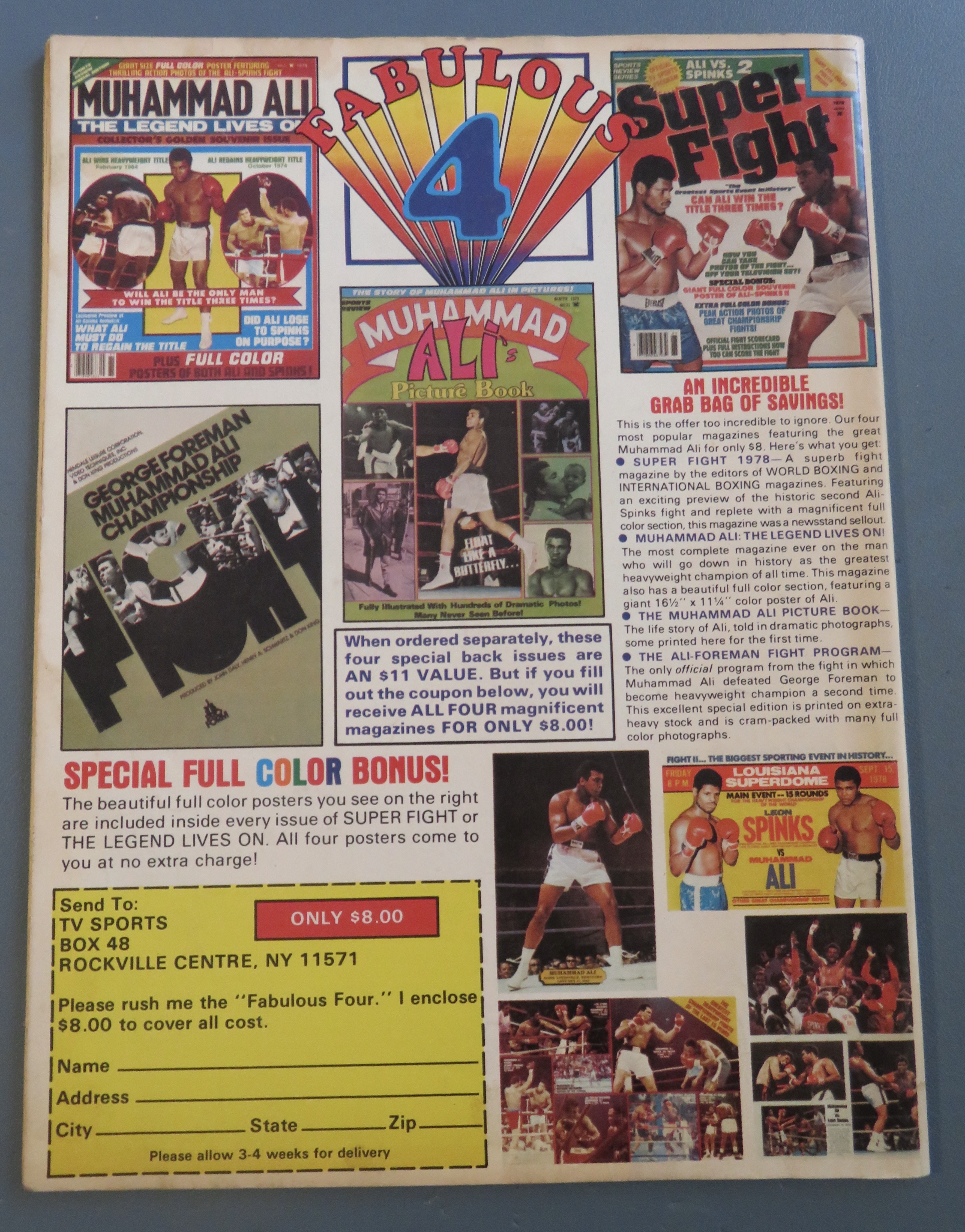 Big Book Of Boxing Magazine September 1979 Sugar Ray